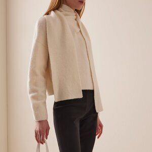 Gorgeous wool tie sweater by Anna October!  Worn once, XS
